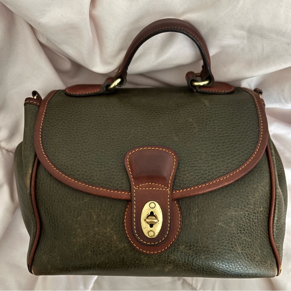 Vintage Coach Sheridan Monticello Satchel Crossbody